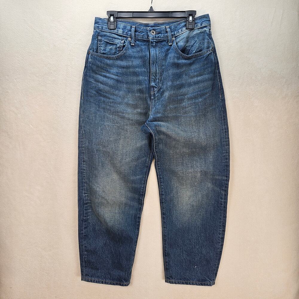LEVI'S MADE & CRAFTED WOMEN'S 28 BARREL HIGH RISE JEANS MADE IN TURKEY $150